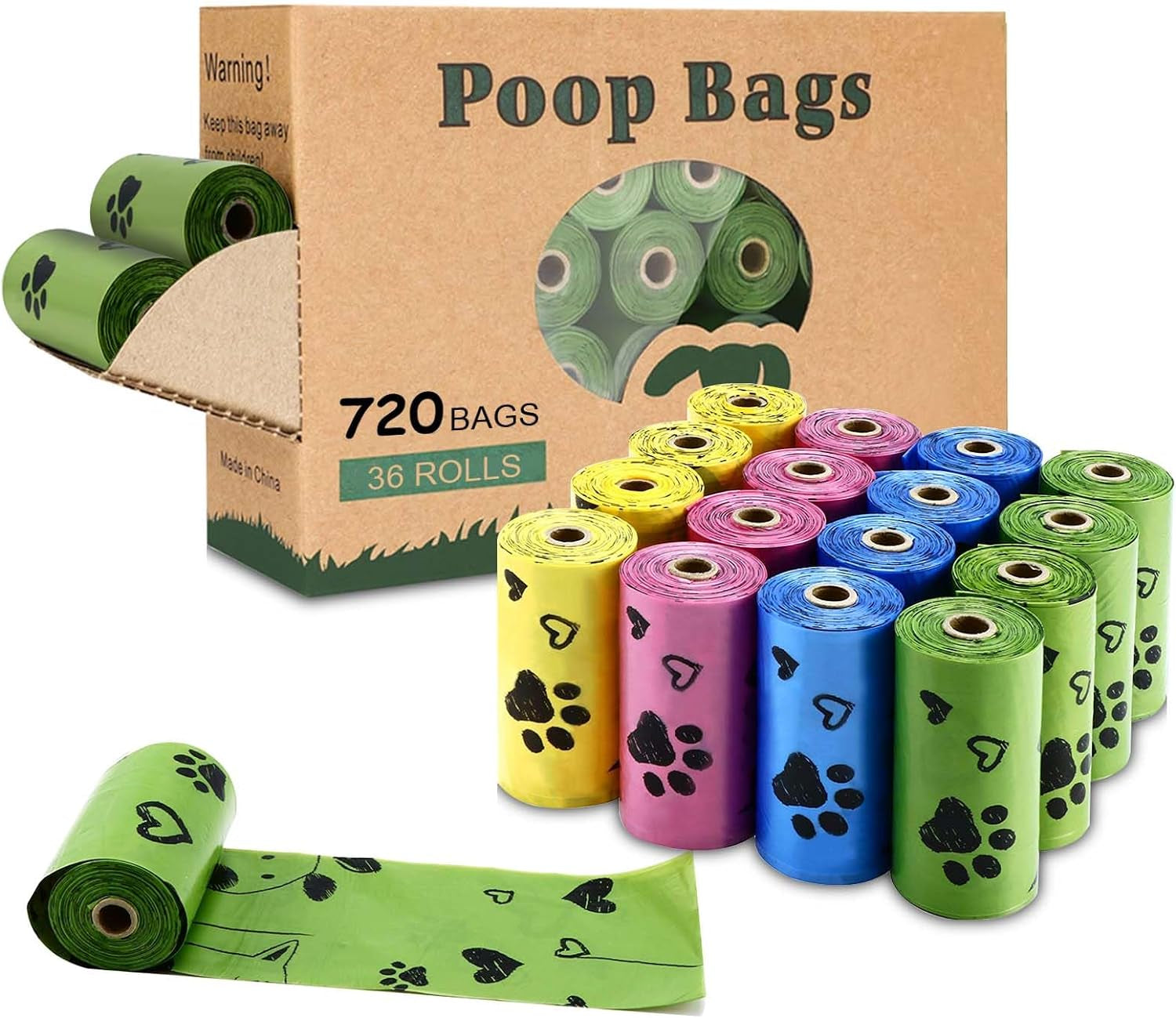 Eco-Paws Biodegradable Poo Bags