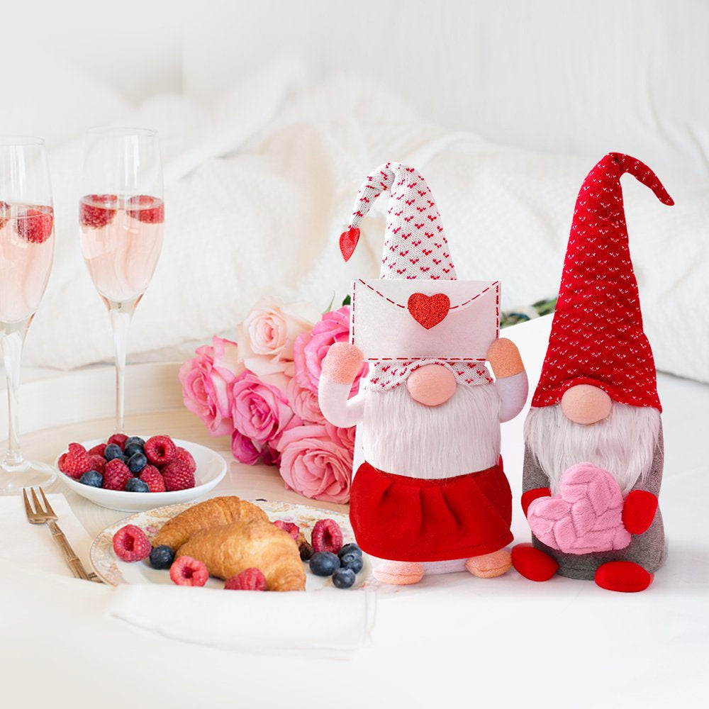 Gnome Decor Valentine Day Home Decorations 2PCS Gnomes Plush Mr and Mr Epic E Store